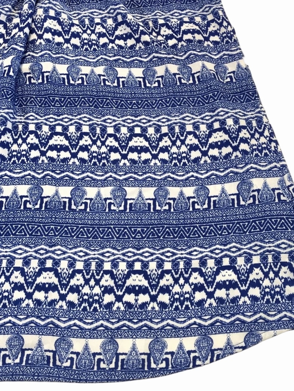 Pink Republic Blue & White Tribal Print Tank - Picture 5 of 7